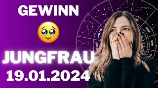 JUNGFRAU ♍️😊 ES KOMMT❗DER GRÖSSTE GEWINN DEINES LEBENS 🍀🎁 Horoskop  19Januar 2024 jungfrau tarot [upl. by Pantheas]