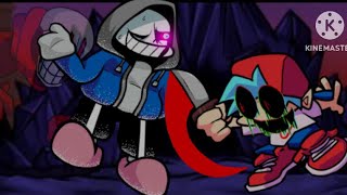 fnf The murder RED MEGALOVANIA Dusttail V2 skeleton Bros V2 double song fnfmod fnf murdersans [upl. by Bergmann675]