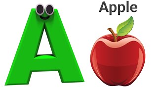 The ABC Phonic Song  Toddler Learning Video  quotA is for Apple a a Apple B is for Baby b b Babyquot [upl. by Etnemelc]