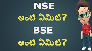 what is Nse  What is Bse  in Telugu [upl. by Ienttirb]