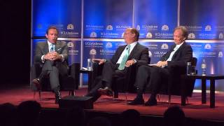 BlackRocks Larry Fink and PIMCOs Bill Gross Discuss the US Economy [upl. by Ahsekal]