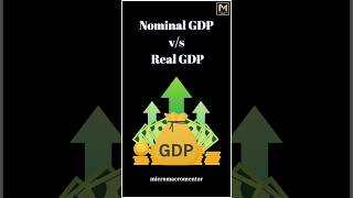 Nominal GDP amp Real GDP  Chapter 4  National Income Accounting  Macroeconomics  Class 12 shorts [upl. by Nroht]