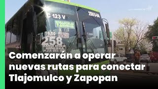 Comenzarán a operar nuevas rutas para conectar Tlajomulco y Zapopan  Jalisco Noticias [upl. by Norrek]