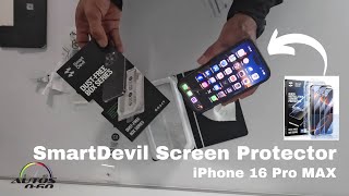 SmartDevil 3 Pack Screen Protector for my new iPhone 16 Pro Max [upl. by Faulkner454]