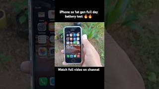 Iphone se 1at gen battery review short iphonese1stgen se1stgenbatterytest batterytest tech [upl. by Scarlett761]