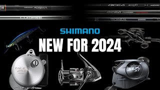 New Shimano Tackle for 2024 Rods Reels and Lures [upl. by Aroda]