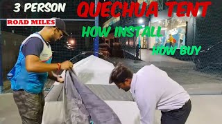 How To Go Decathlon Newtown Store In Kolkata By Bike Buy A 3 person Tent Full Installation Video [upl. by Rodmun]