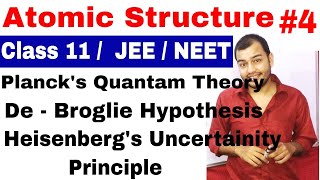 11 Chap 2  Atomic Structure 04  De Broglie Wavelength  Heisenberg Uncertainity Principle [upl. by Lramaj123]