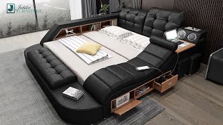 Hariana Tech Smart Ultimate Bed  All In One Bed  Jubilee Furniture [upl. by Naneek]