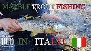 13 Marble Trout Fishing in Italy  Spinnfischen auf Marmoratas mit SpinampCastCH  DUO RYUKI [upl. by Murage925]