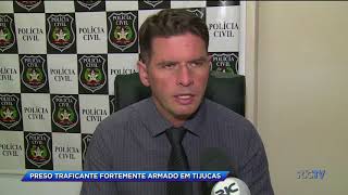 Preso traficante fortemente armado em Tijucas [upl. by Gotcher]