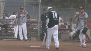 Resmondos Greg Connell homers vs Sinister in Majors tourney [upl. by Lewan]