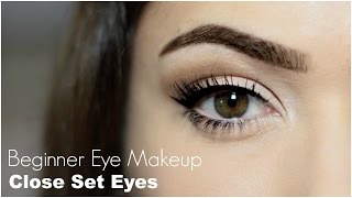 Beginner Eye Makeup For Close Set Eye [upl. by Damha920]