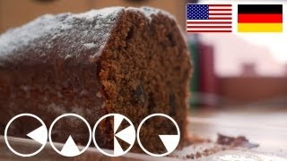 ROTWEINKUCHEN Rezept  RED WINE CAKE recipe [upl. by Conroy]