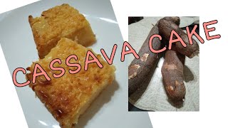 FILIPINO FOODIES  EASY CASSAVA CAKE RECIPE  HOW TO COOK CASSAVA CAKE  Aiza Dizon1 [upl. by Ztnaj]