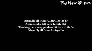 Eminem ft Bizarre  Amityville  Lyrics on screen  Full HD [upl. by Aurelio]