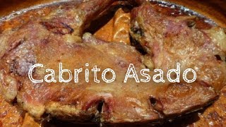 Cabrito asado al horno de leña  Receta Tradicional  Josean MG [upl. by Happ]