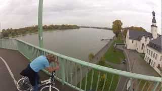 Fahrradunfall mit Geisterfahrer  KölnMülheimer Brücke [upl. by Lubet]