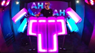 DRUMMER CREATES VISUAL WAY TO DJ  AFISHAL [upl. by Toiboid]