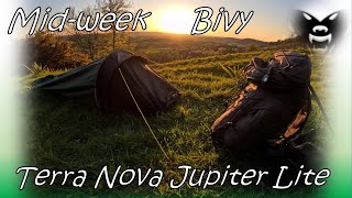 Midweek Bivy  Terra Nova Jupiter Lite [upl. by Tilden466]