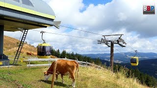 BelchenSeilbahn  Cableway Aitern Schwarzwald  Black Forest Germany 14 08 2018 [upl. by Acireed]