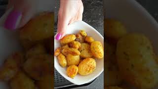 Air Fryer Canned Potatoes shorts [upl. by Jerome]