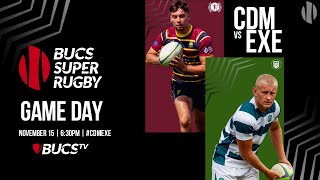 Cardiff Met vs Exeter  LIVE BUCS Super Rugby [upl. by Ativak]