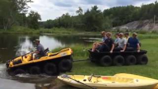 SILLS ARGO AMPHIBIOUS ARGO 8X8 TRAILER 2of4 [upl. by Philine]