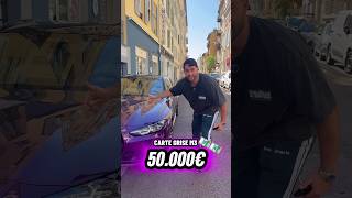 CARTE GRISE À 50000€ EN BMW M3 COMPETITION 🔥🤔🤯 automobile voiture bmwm3 amg audi [upl. by Nautna]