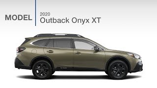 AllNew 2020 Subaru Outback Onyx Edition XT  Model Review [upl. by Clintock]