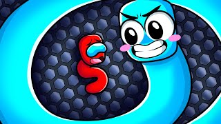 Convirtiéndome en Una SERPIENTE GIGANTE en Roblox SLITHERIO [upl. by Ailec]