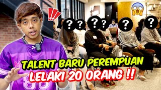 TALENT BARU PEREMPUAN amp LELAKI 20 ORANG   CASTING BESARAN TEAM AMMAR NAZHAN [upl. by Kooima]