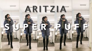 Aritzia The Super Puff Jacket unboxing amp review [upl. by Lamak]