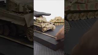 Tiger 1 scale 135 Part 3 for coming Diorama🤩 automobile painting miniature diorama scalemodel [upl. by Prinz]