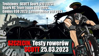 Testy rowerów SCOTT Spark 910 2023 Spark RC 2022 Genius 930 2023 Lumen 910 eRide 2023 Szczecin [upl. by Carothers20]