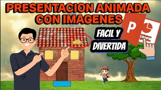 ✅ CREAR UNA PRESENTACION ANIMADA CON IMAGENES EN POWERPOINT 2024 [upl. by Ocsecnarf]