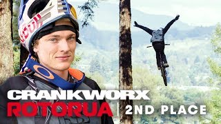 Crankworx Rotorua 2018 MTB Slopestyle ride with rider Thomas Genon [upl. by Ssirk]