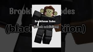 Brookhaven dress codes  Girls  Black edition 🍒 roblox [upl. by Stent]