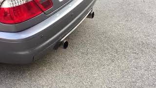 Bmw 330d e46 custom exhaust sound [upl. by Goebel]