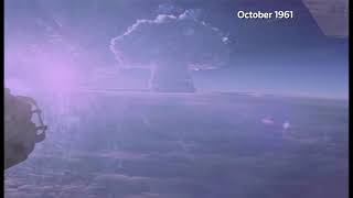 Russia releases secret footage of 1961 Tsar Bomba hydrogen blast  REUTERS [upl. by Relyhcs378]