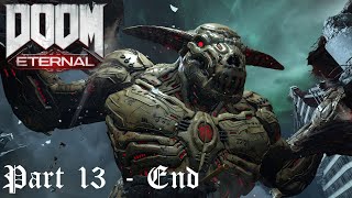 DOOM Eternal Part 13 Earths Last Defense BlindNightmareEnd [upl. by Perren]