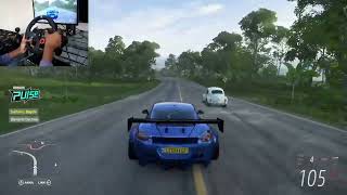 Porsche Cayman GTS  Forza Horizon 5  Steering Wheel Gameplay [upl. by Aknahs]