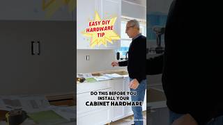 Don’t Drill Your Cabinets Do This Cabinet Hardware Installation Tips shorts [upl. by Aneram504]