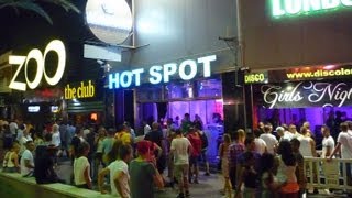 Nightlife in Lloret de Mar Costa Brava Spain [upl. by Ajax]