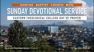 ETC Day of Prayer  Sunday Devotional Service  17112024 [upl. by Divd]