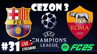 FC25 КАРЄРА ЗА AS Roma 3 сезон UEFA Champions Leagu Roma vs Barcelona Зимові Трансфери 31 [upl. by Sewell]