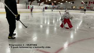 GOALTENDING Drill of the Week Oct 2127 24 [upl. by Stronski]