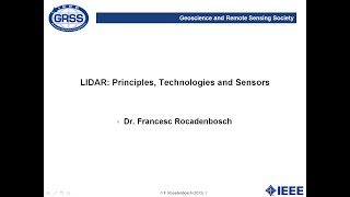 9 LIDAR Principles Technologies and Sensors [upl. by Ahsirat]