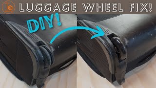 DIY Fix Suitcase Luggage Wheels [upl. by Summers832]