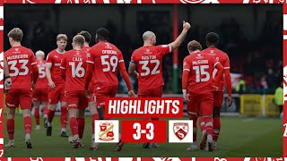 Match Highlights Swindon Town vs Morecambe [upl. by Eylhsa]